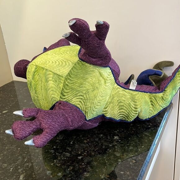 Purple Dragon large Plush Stuffed animal Toy ,Manhattan Toys. Size 13” - Picture 7 of 10